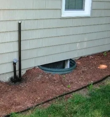 a drain in the basement of a house