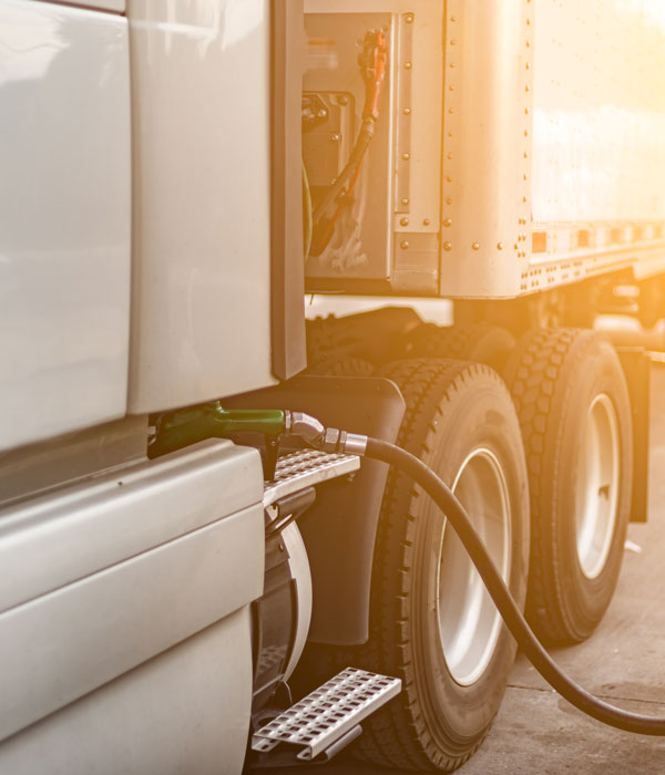 Diesel truck refueling